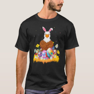 Camiseta Huevo de Pascua Cute Bald Eagle Bird Domingo de Pa