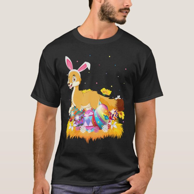 Camiseta Huevo de Pascua Cute Fennec Fox Easter Sunday (Anverso)