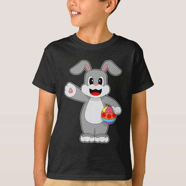 Camiseta Huevo de Pascua de Pascua de Rabbit (Anverso)