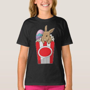 Camiseta Huevo de pascua de pascua para conejito Popcorn