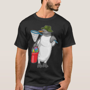 Camiseta Huevo de Pascua de pingüino Pesca