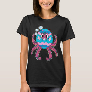 Camiseta Huevo de Pascua de pulpo de Pascua