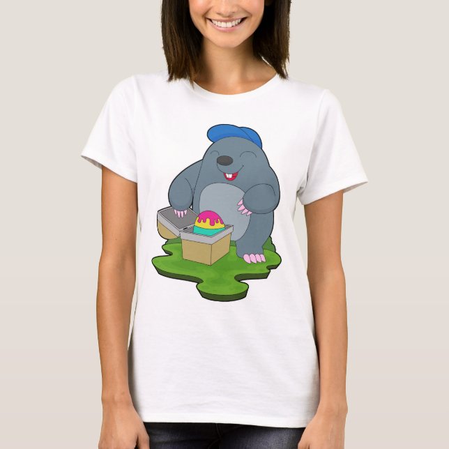 Camiseta Huevo de Pascua de topo (Anverso)