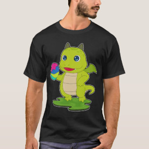 Camiseta Huevo de Pascua del dragón de Pascua