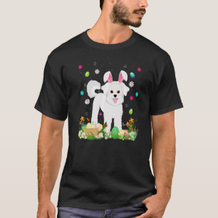 Camiseta Huevo de Pascua Divertido Bichon Frise Dog Pascua