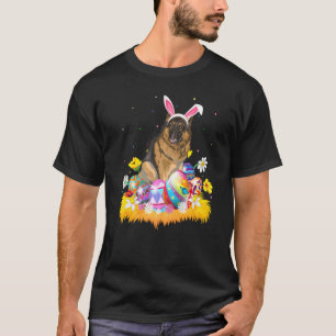 Camiseta Huevo de Pascua divertido perro pastor alemán domi