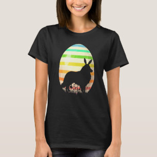 Camiseta Huevo de Pascua Estilo de la Vendimia Sheltie Perr