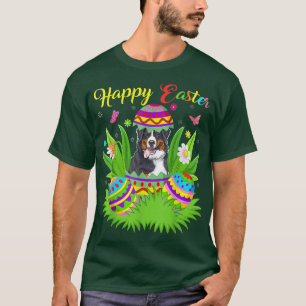Camiseta Huevo de Pascua Floral Divertido Perro de Montaña 