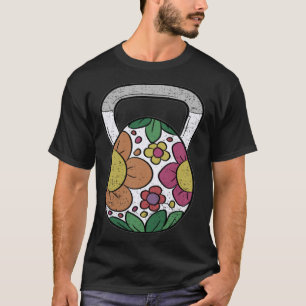 Camiseta Huevo de Pascua Kettlebell Cute Fitness Gym Espaci