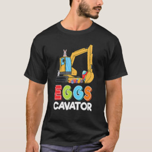 Camiseta Huevo De Pascua Para Niños Pequeños Eggscavator 1