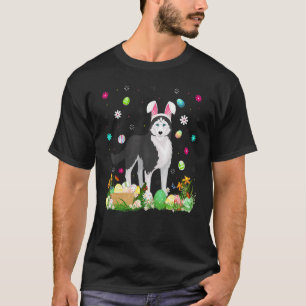 Camiseta Huevo de Pascua Perro Husky Siberiano Divertido Do