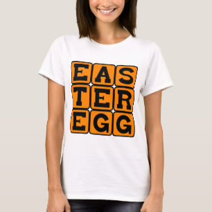 Camiseta Huevo de Pascua, regalo oculto