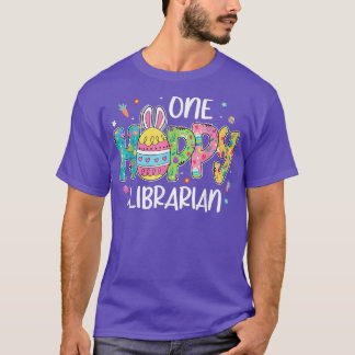 Camiseta Huevo de Pascua Un Hobby Bibliotecario Bunny Lover