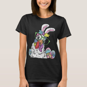 Camiseta Huevo de pollo Caza de Pascua Bunny Ears Farm Anim