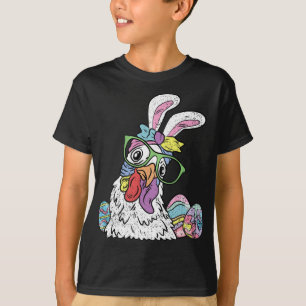 Camiseta Huevo de pollo Caza de Pascua Bunny Ears Farm Anim