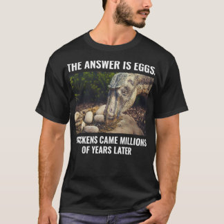Camiseta Huevo de pollo de Dinosaurio Divertido 1