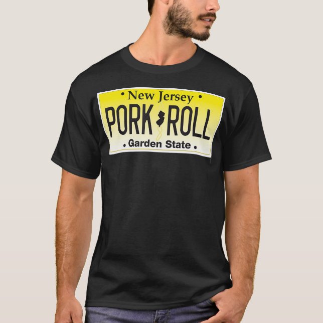 Camiseta Huevo De Rollo Porcino Y Cheese Licencia NJ De Nue (Anverso)