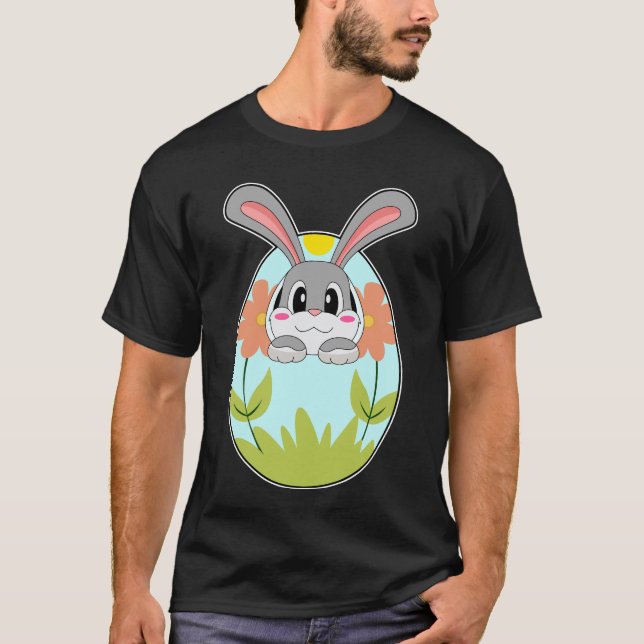 Camiseta Huevo de Semana Santa en Conejo (Anverso)