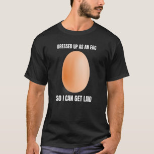 Camiseta Huevo divertida que se vuelve sarcástico simple Ha