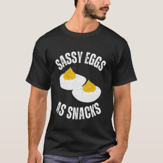 Camiseta Huevo Endiablado Huevos Sassy Cena Humor Amante De