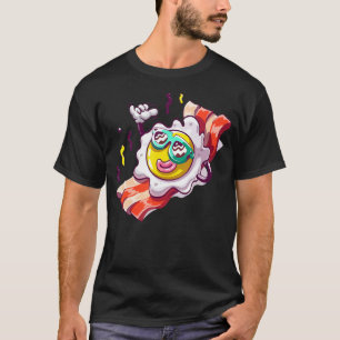 Camiseta Huevo Frito Y Bacon Disfrutan Del Momento De Tu Ve