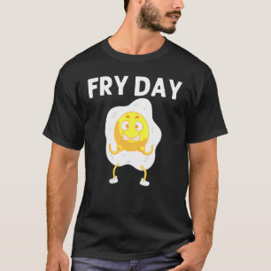 Camiseta Huevo Guay Para Hombres Mujeres Fried Baked Proteí