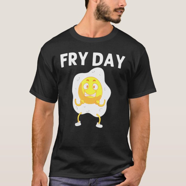 Camiseta Huevo Guay Para Hombres Mujeres Fried Baked Proteí (Anverso)
