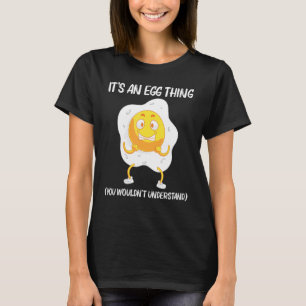 Camiseta Huevo Guay Para Hombres Mujeres Fried Baked Proteí