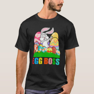Camiseta Huevo Jefe Pascua Dabbing Jóvenes Niños Niños Niño