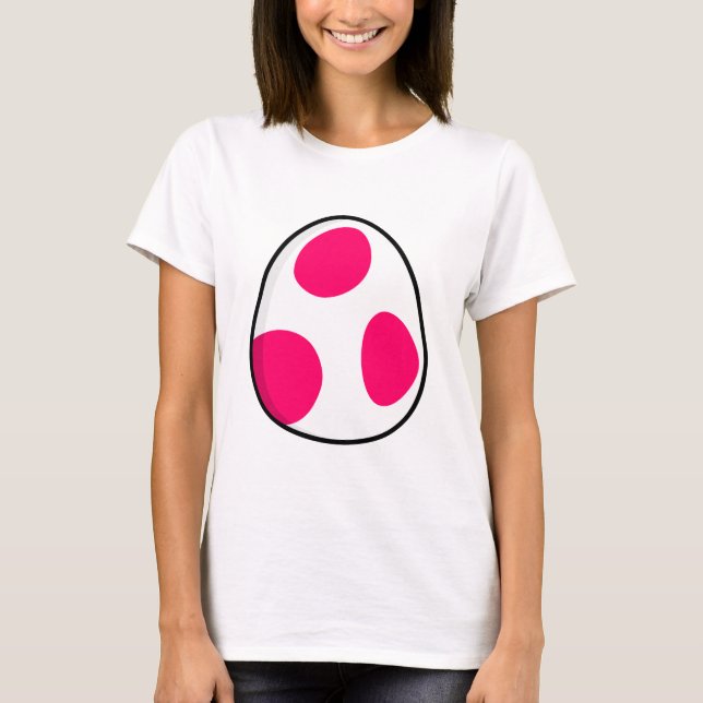 Camiseta huevo lindo - rosa (Anverso)