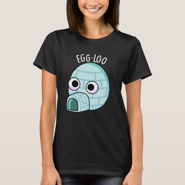 Camiseta Huevo-loo Funny Egg Pun Dark BG (Anverso)