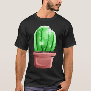 Camiseta Huevo Pintado Que Parece Una Decoración De Cactus 