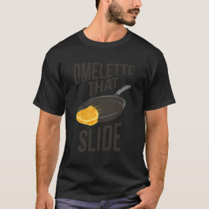 Camiseta Huevo Pung Desayuno Omelet Ese Deslizamiento