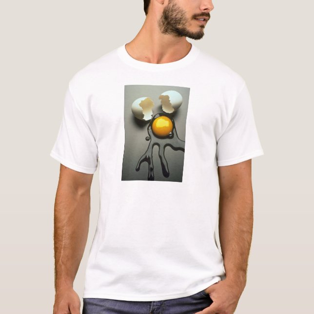 Camiseta Huevo roto delicioso (Anverso)