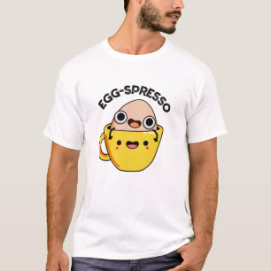 Camiseta Huevo-Spresso Gracioso Huevo Café Pun