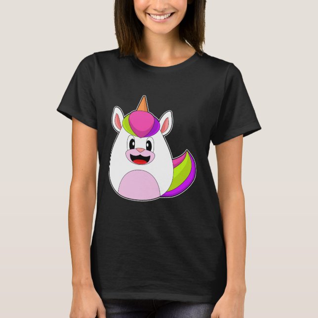 Camiseta Huevo unicornio de Pascua (Anverso)