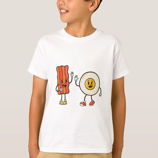 Camiseta Huevo Y Bacon Cutos (Anverso)