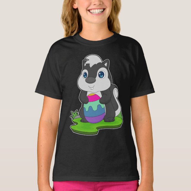 Camiseta Huevo zorrillo de Pascua de Pascua (Anverso)