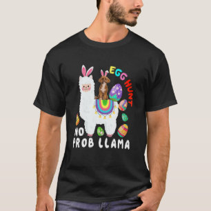 Camiseta Huevos cazados sin nombre de prob Llama a caniche