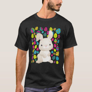Camiseta Huevos Coloridos De Semana Santa Para El Amo Conej