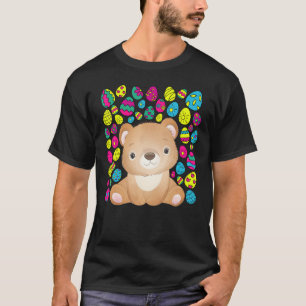Camiseta Huevos Coloridos De Semana Santa Para El Oso 1