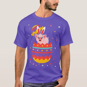 Camiseta Huevos de Areja de conejo Costume Cute Día de Pasc