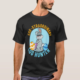 Camiseta Huevos de caza de huevos en el día de Pascua Graci