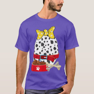 Camiseta Huevos de conejito Dalmatian Perro Imprimen Ropa d