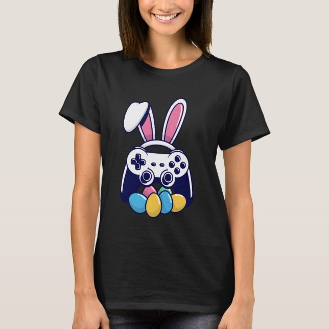 Camiseta Huevos de conejo de Pascua para jugadores con cont (Anverso)