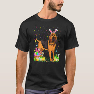Camiseta Huevos de conejo de perro sangriento cazando Seman