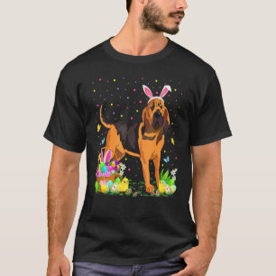 Camiseta Huevos de conejo de perro sangriento cazando Seman