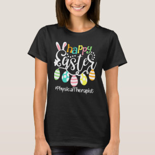 Camiseta Huevos de conejo lindo Felices Terapias Físicas de