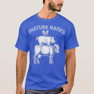 Camiseta Huevos de corral Pollo Cerdo Carne de ternera orgá