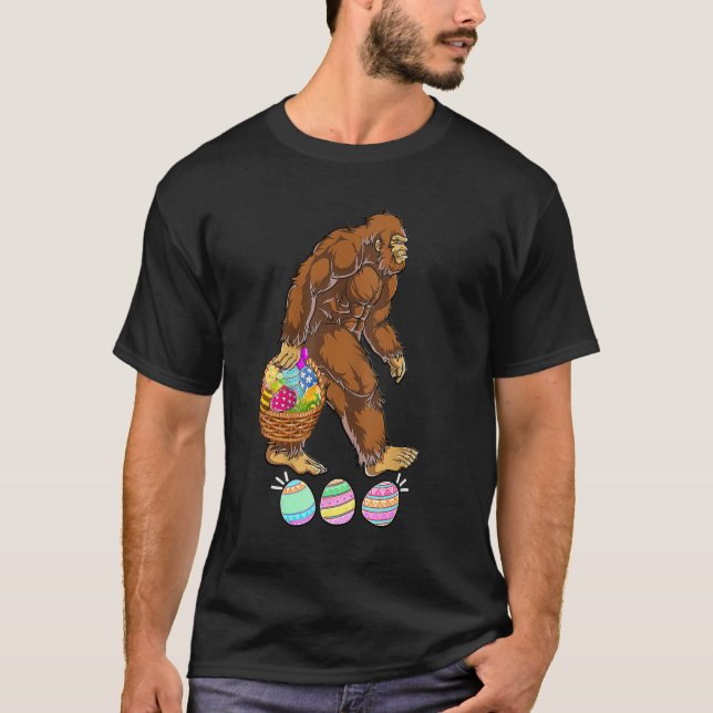 Camiseta Huevos de éster de pie grande Día de Pascua hombre (Anverso)